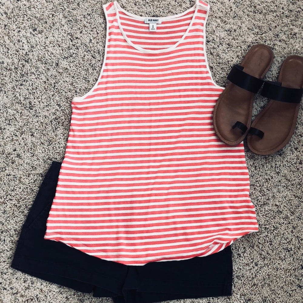 🛑 SOLD Old Navy Striped Swing Tank
